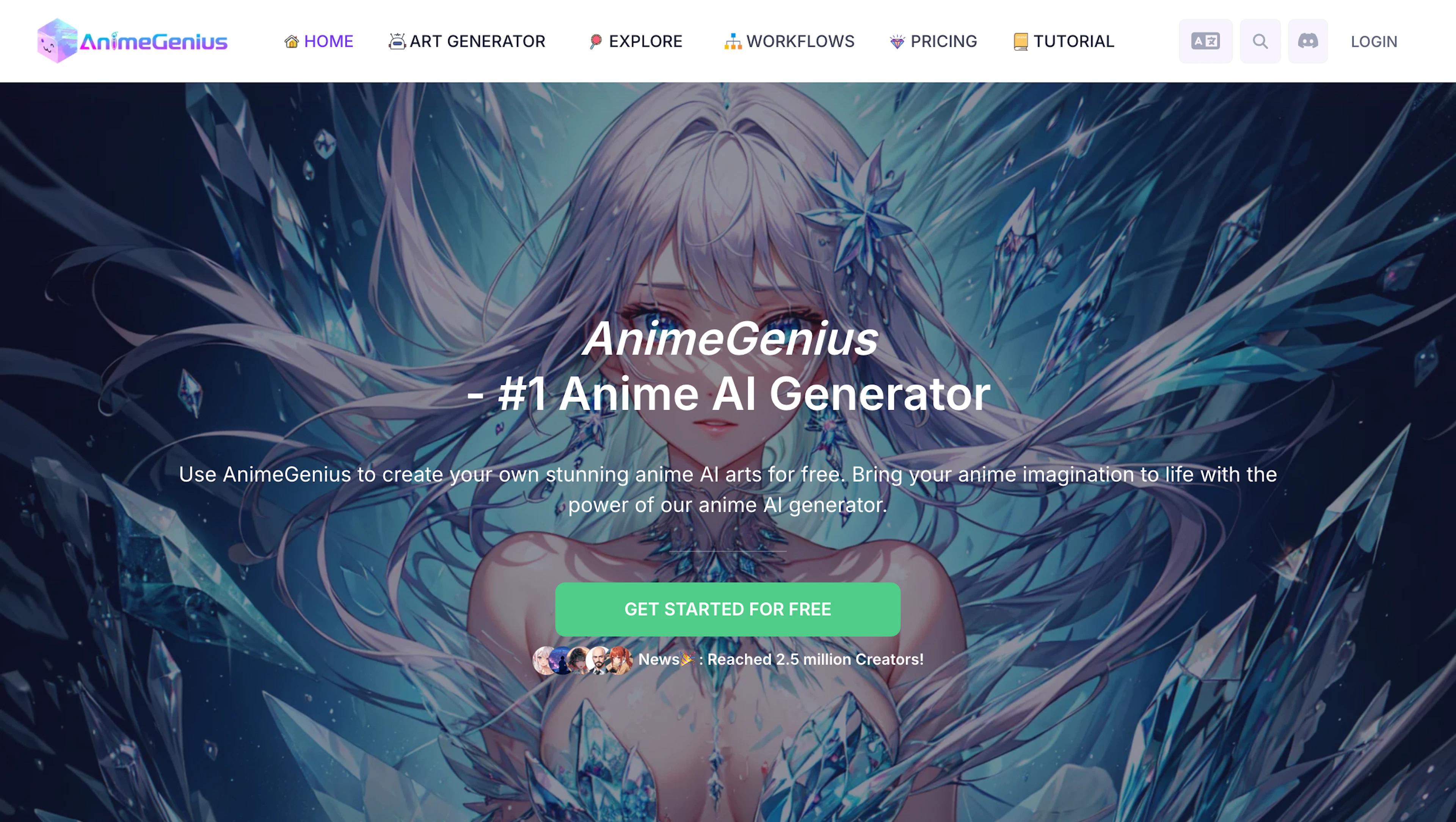 AnimeGenius - AI Tool Features, UI & Interface Overview