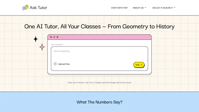 AskTutor - AI Tool Logo & Interface