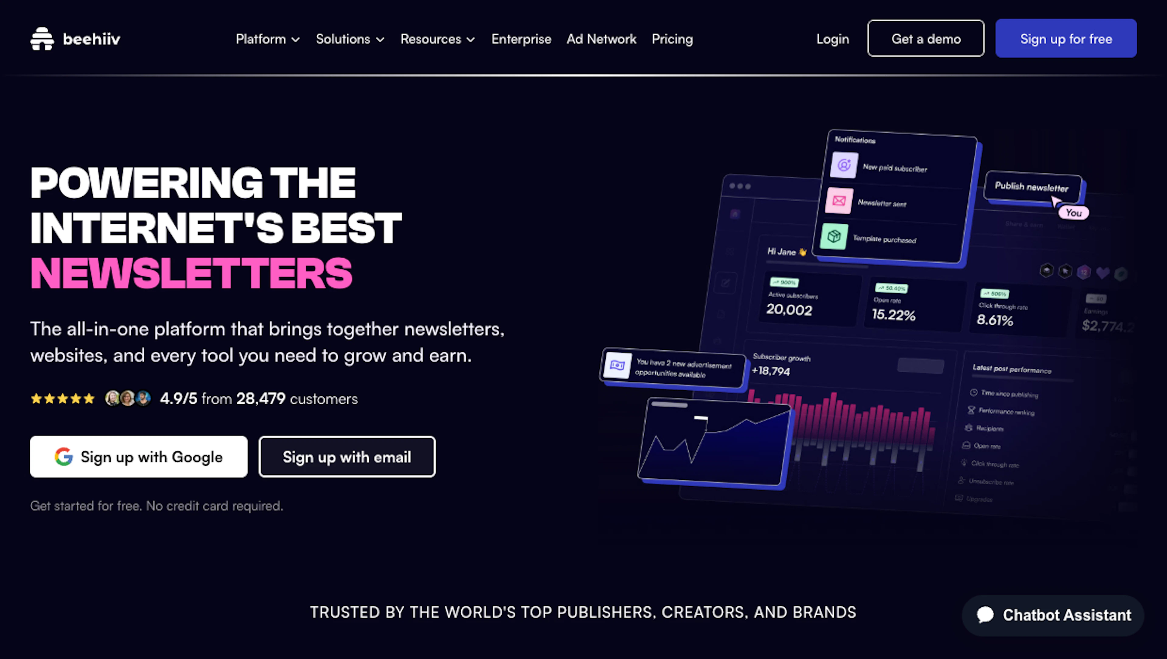 Beehiiv - AI Tool Features, UI & Interface Overview