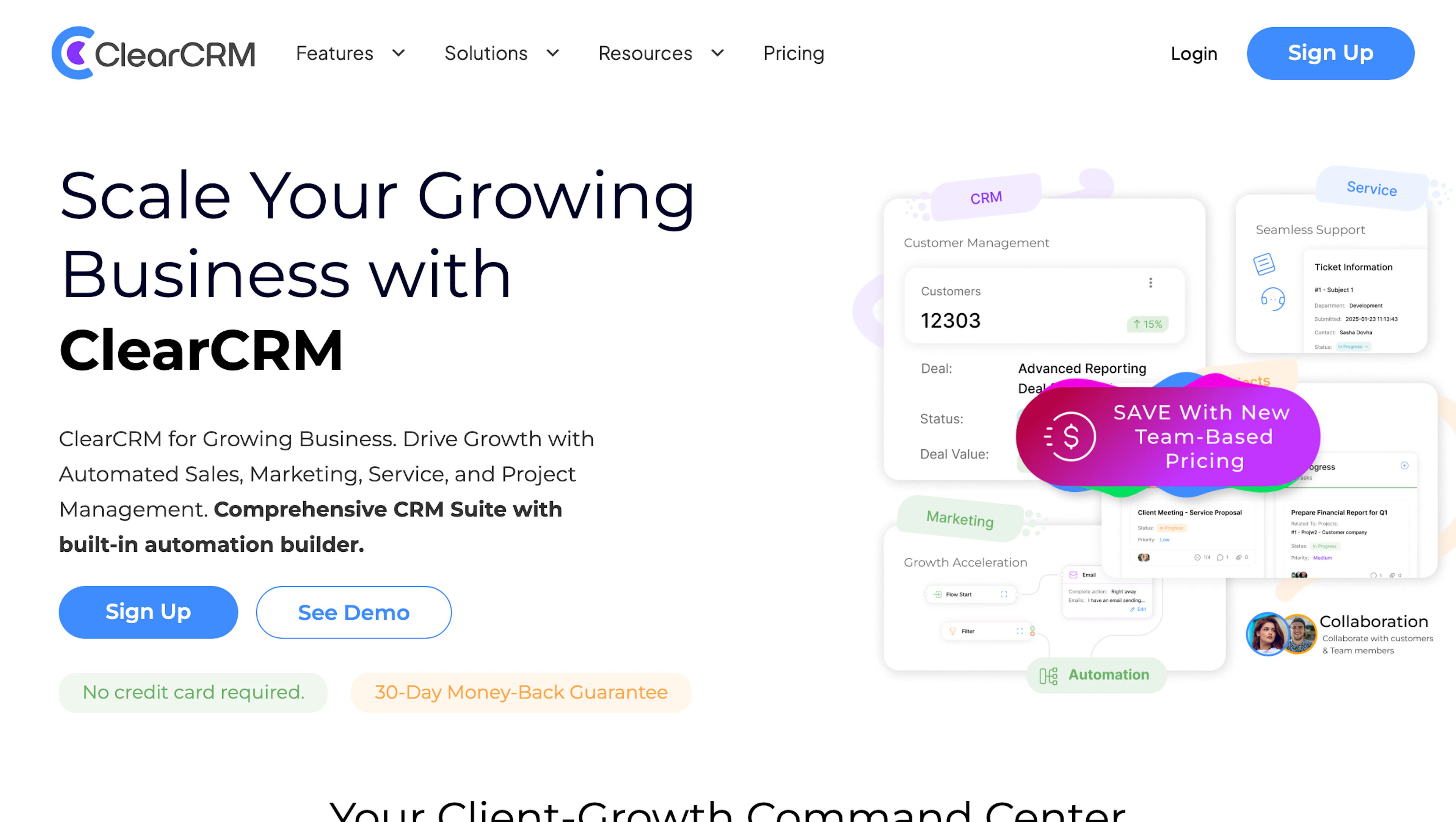 ClearCRM - AI Tool Features, UI & Interface Overview
