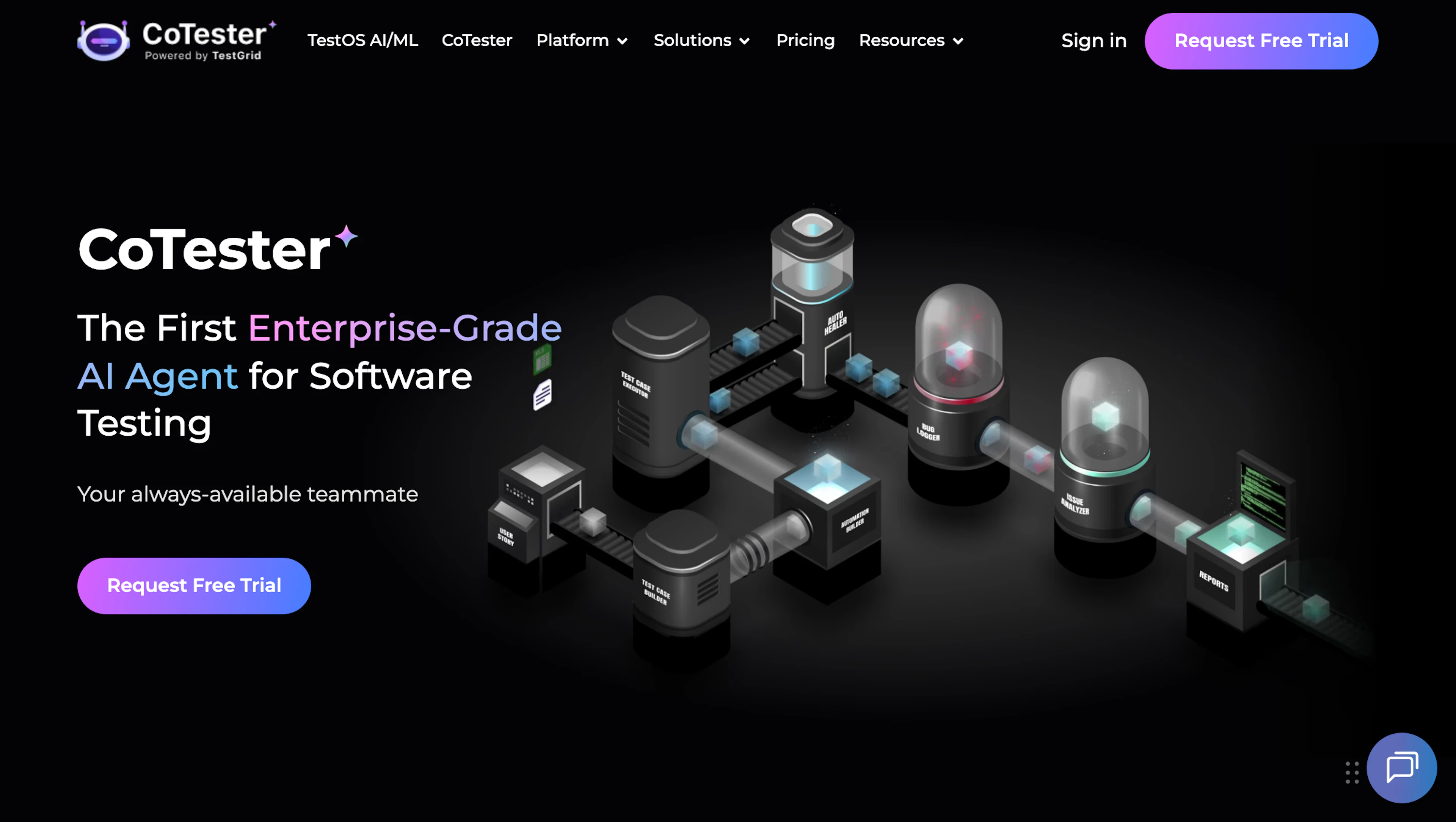 CoTester - AI Tool Features, UI & Interface Overview