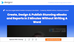 Designrr - AI Tool Profile and Logo Preview