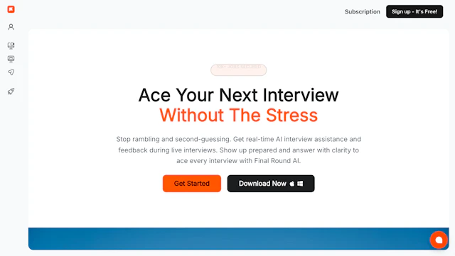 Final Round AI - AI Tool Logo & Interface
