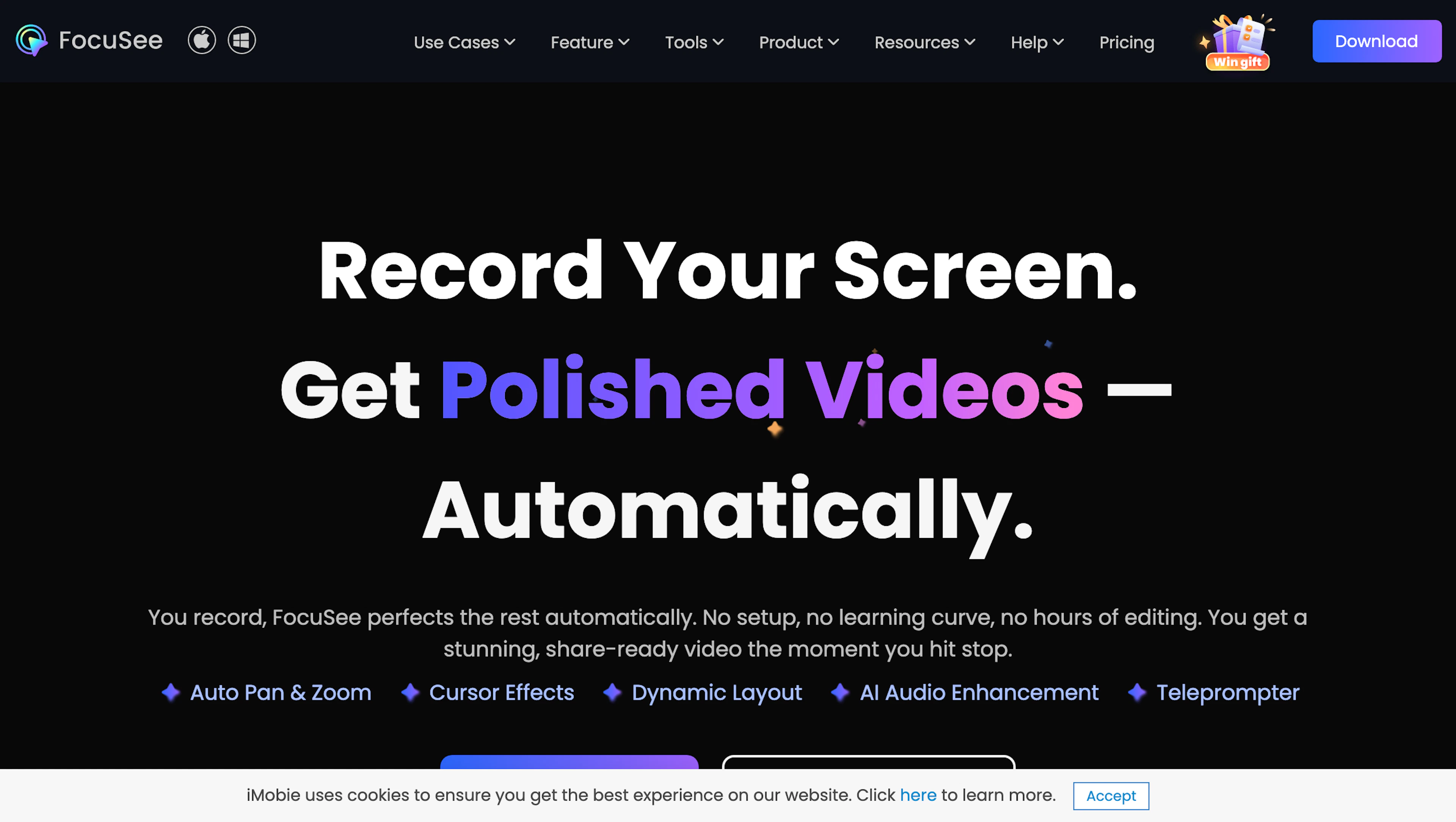 FocuSee - AI Tool Features, UI & Interface Overview
