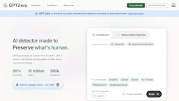 GPT zero - AI Tool Profile and Logo Preview
