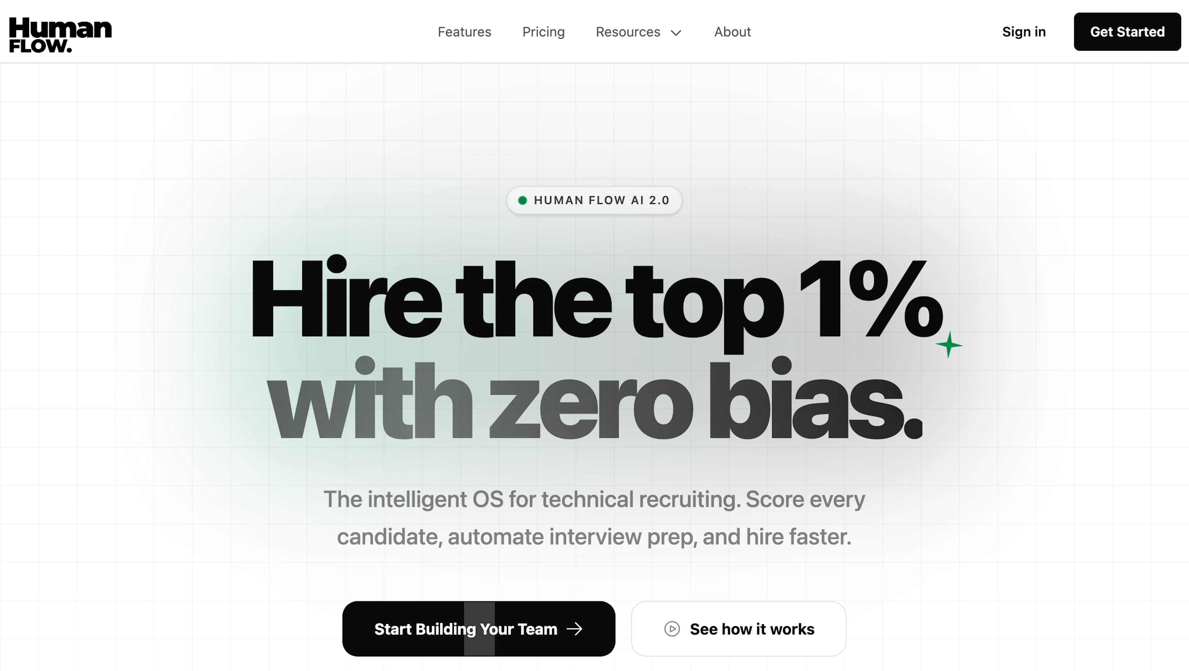 HumanFlow - AI Tool Features, UI & Interface Overview