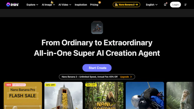 imini AI - AI Tool Logo & Interface