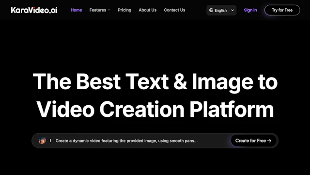 KaraVideo - AI Tool Logo & Interface