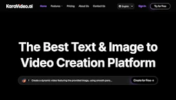 KaraVideo - AI Tool Profile and Logo Preview