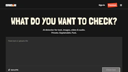 isFake.ai - AI Tool Profile and Logo Preview