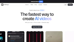 MakeUGC - AI Tool Profile and Logo Preview