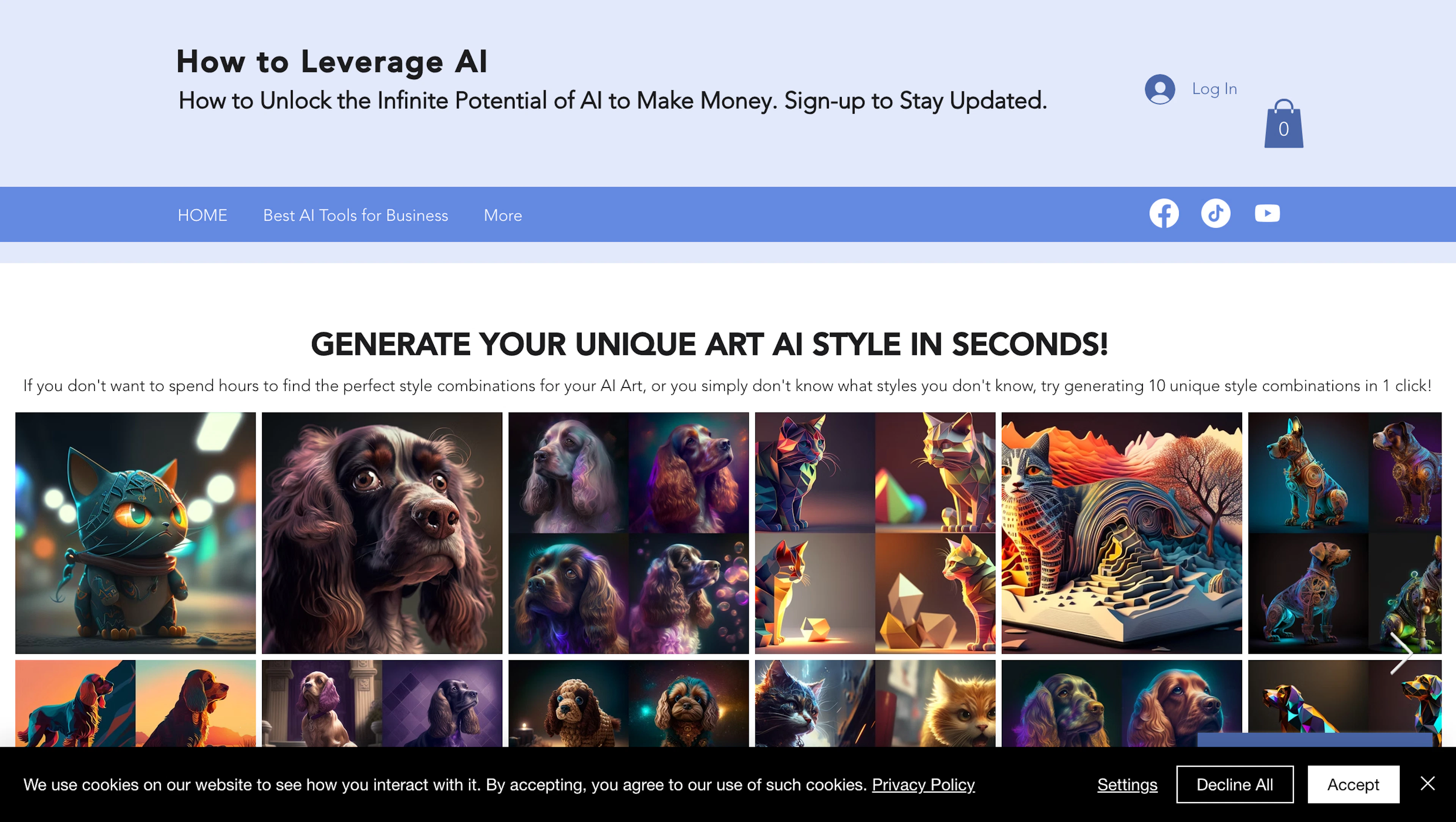 Midjourney Prompt Generator - AI Tool Features, UI & Interface Overview