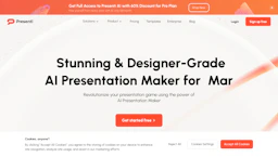 Presenti - AI Tool Profile and Logo Preview