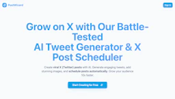 PostWizard AI - AI Tool Profile and Logo Preview