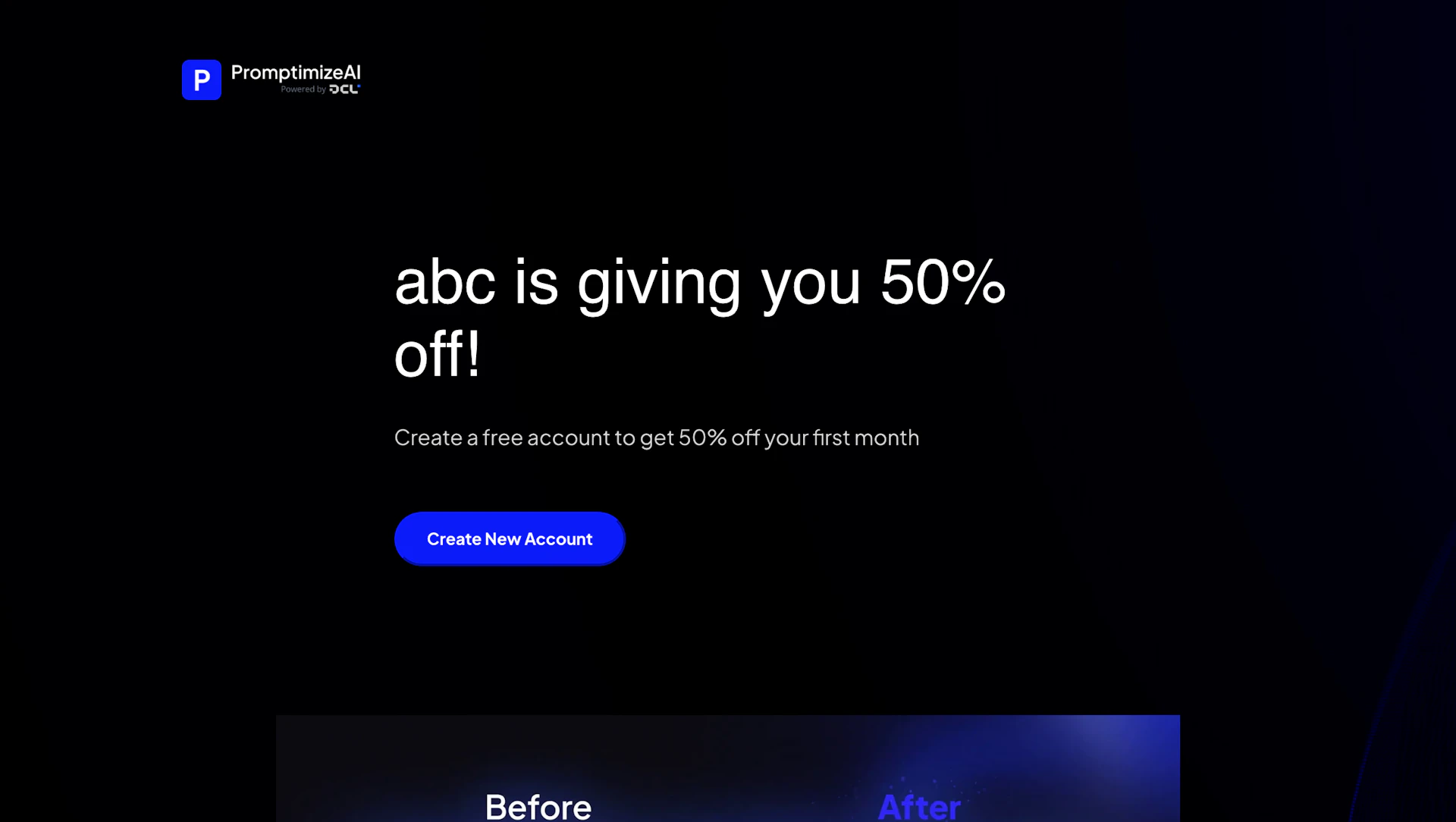 Promptimize AI - AI Tool Features, UI & Interface Overview