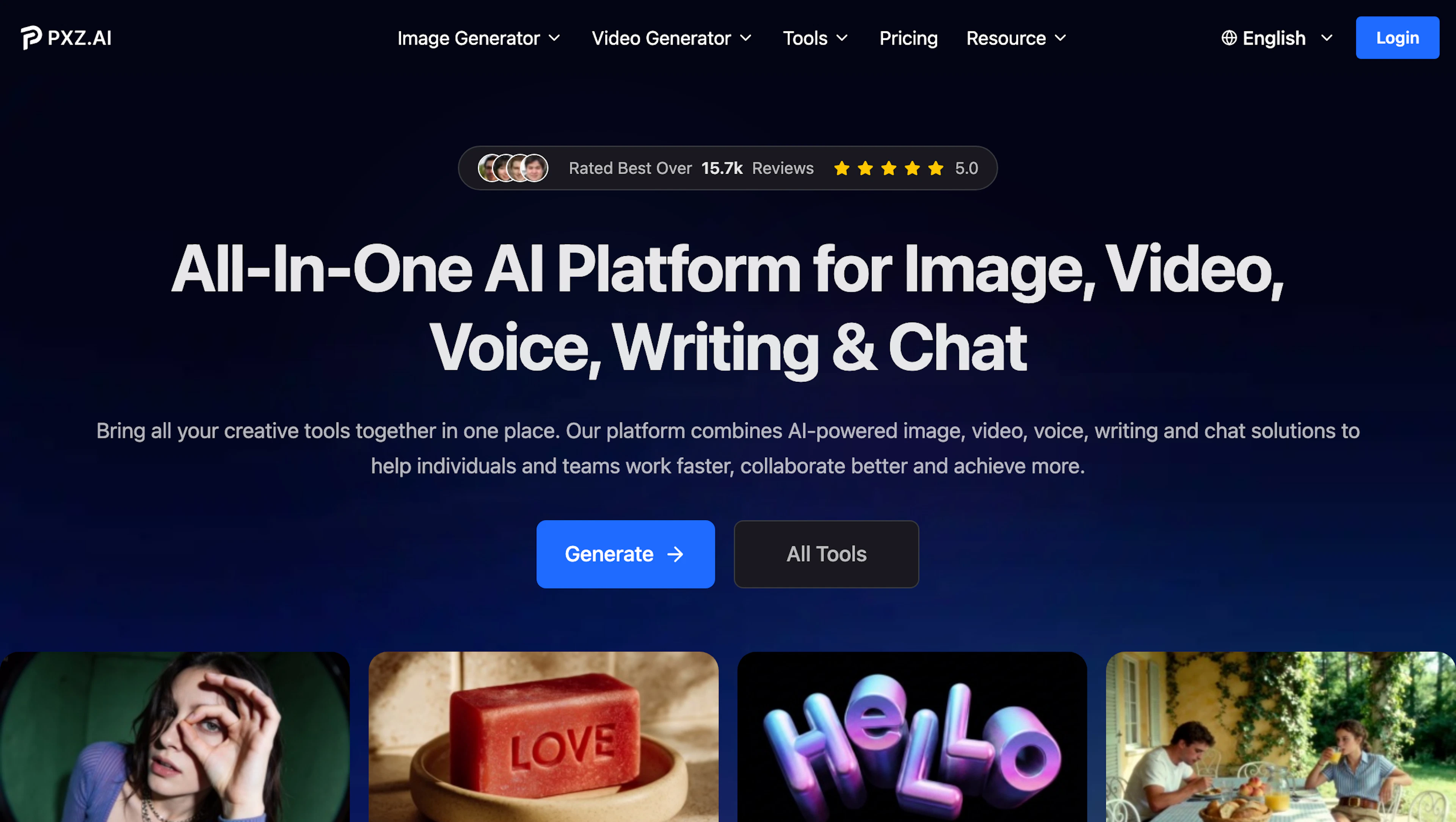 PXZ AI - AI Tool Features, UI & Interface Overview