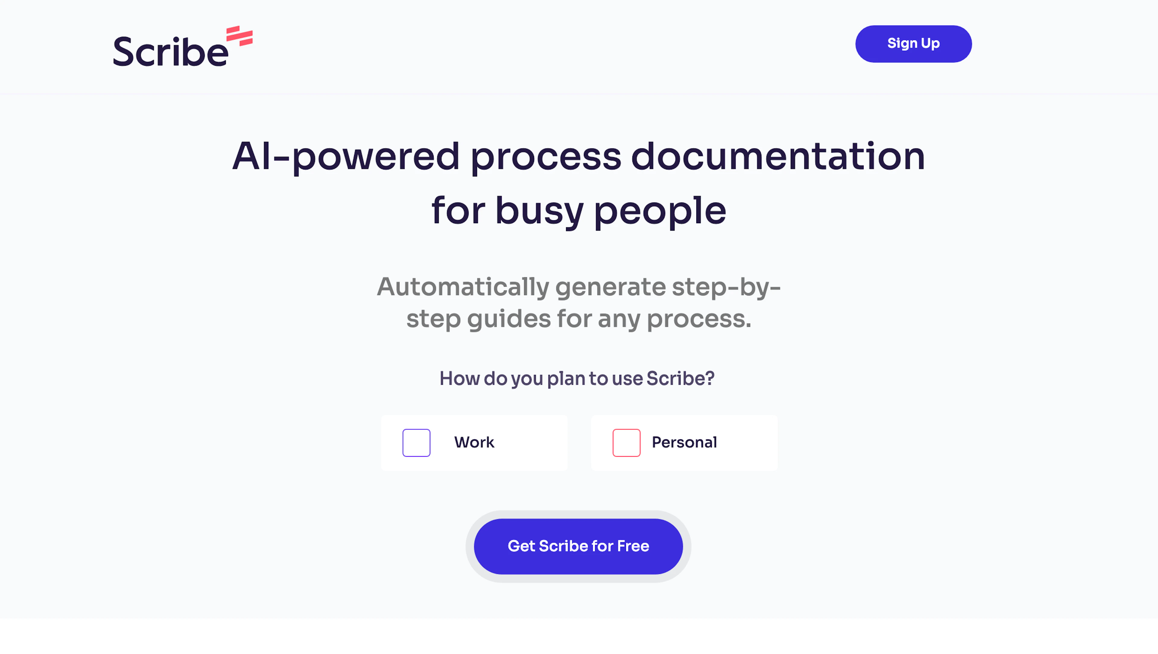 Scribe - AI Tool Features, UI & Interface Overview