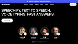 Speechify - AI Tool Profile and Logo Preview