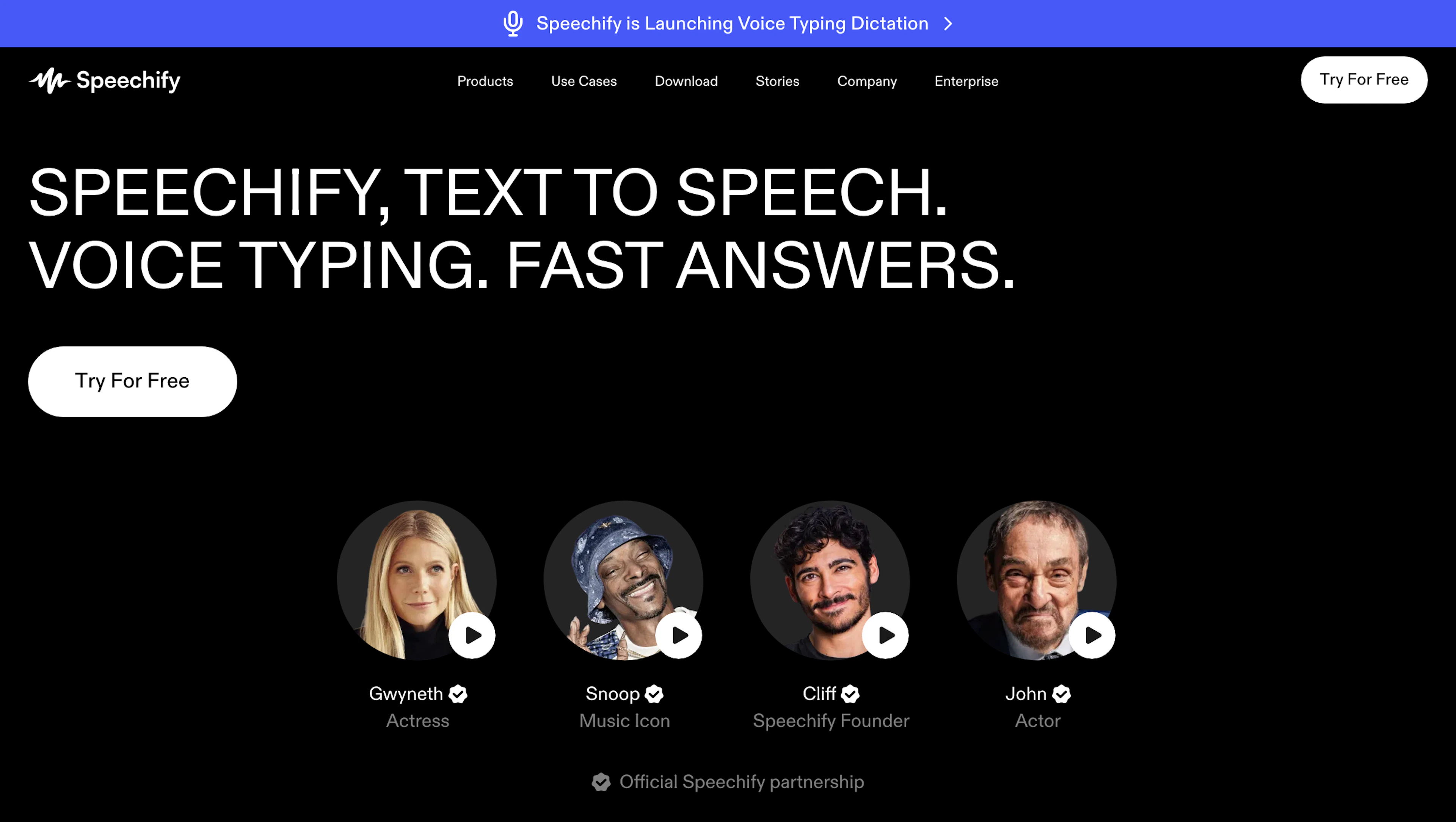 Speechify - AI Tool Features, UI & Interface Overview