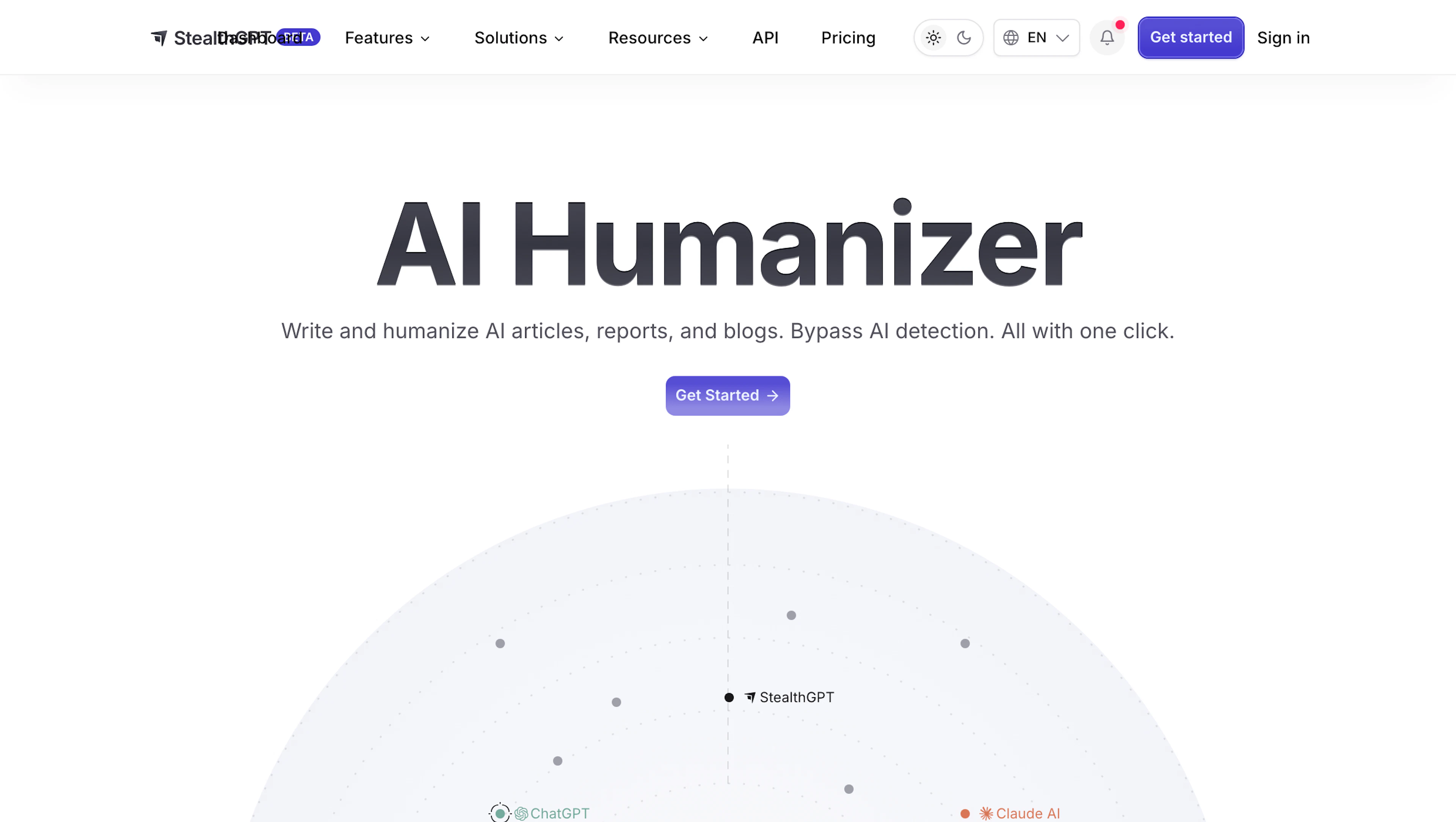 StealthGPT - AI Tool Features, UI & Interface Overview