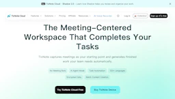 TicNote Cloud - AI Tool Profile and Logo Preview