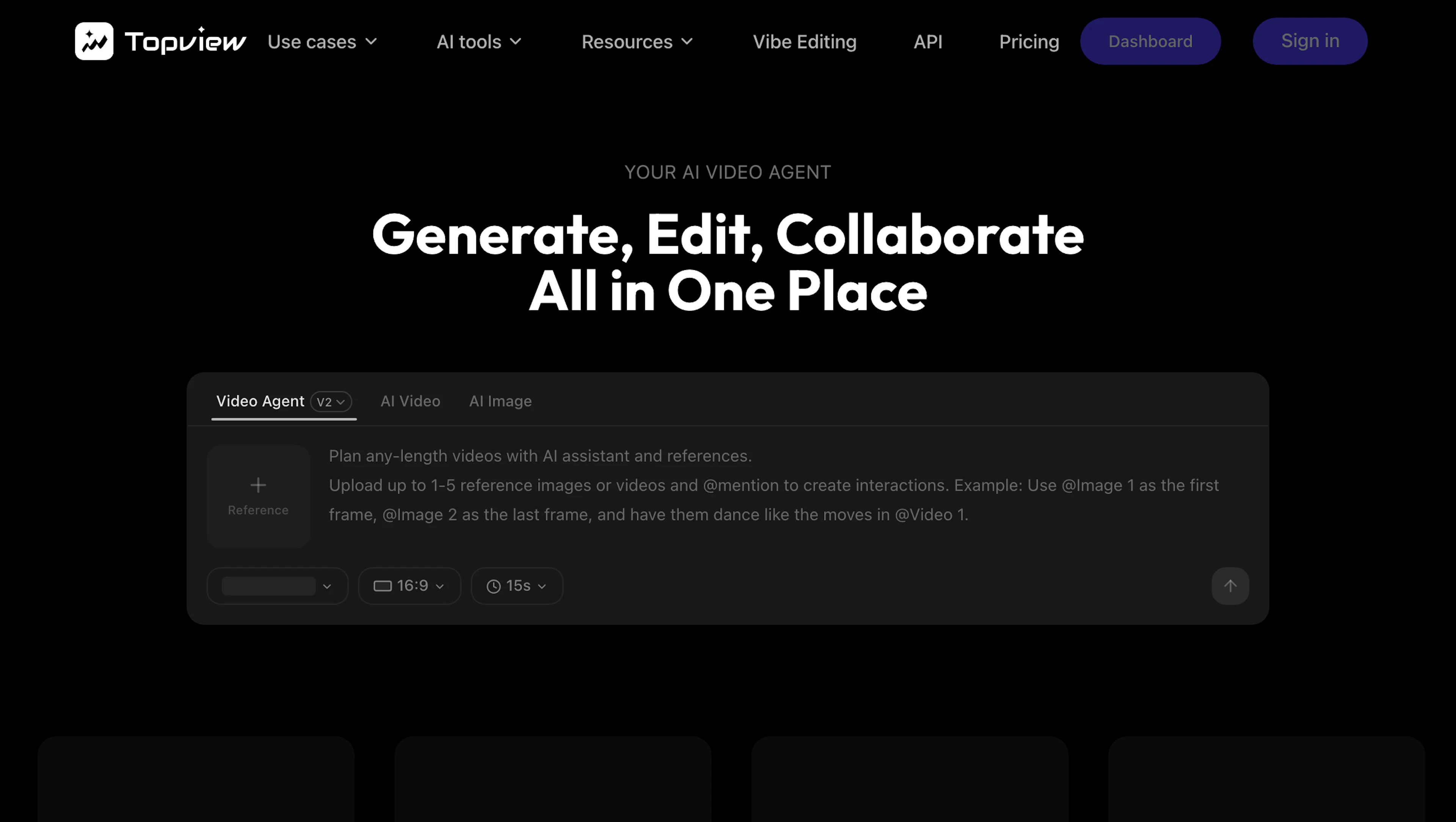 Topview AI - AI Tool Features, UI & Interface Overview