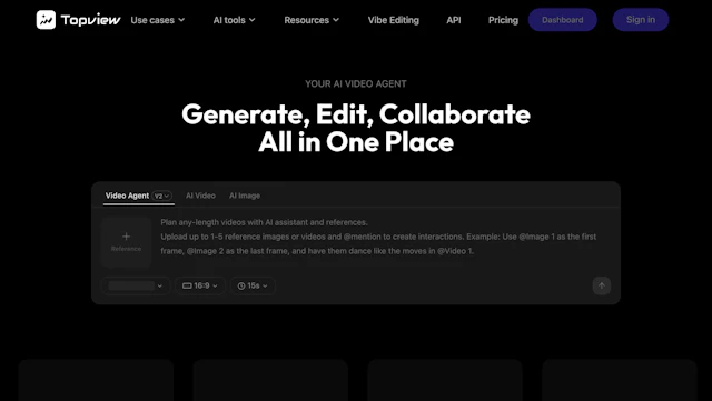 Topview AI - AI Tool Logo & Interface