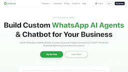 WhatsApp Chatbot - AI Tool Profile and Logo Preview