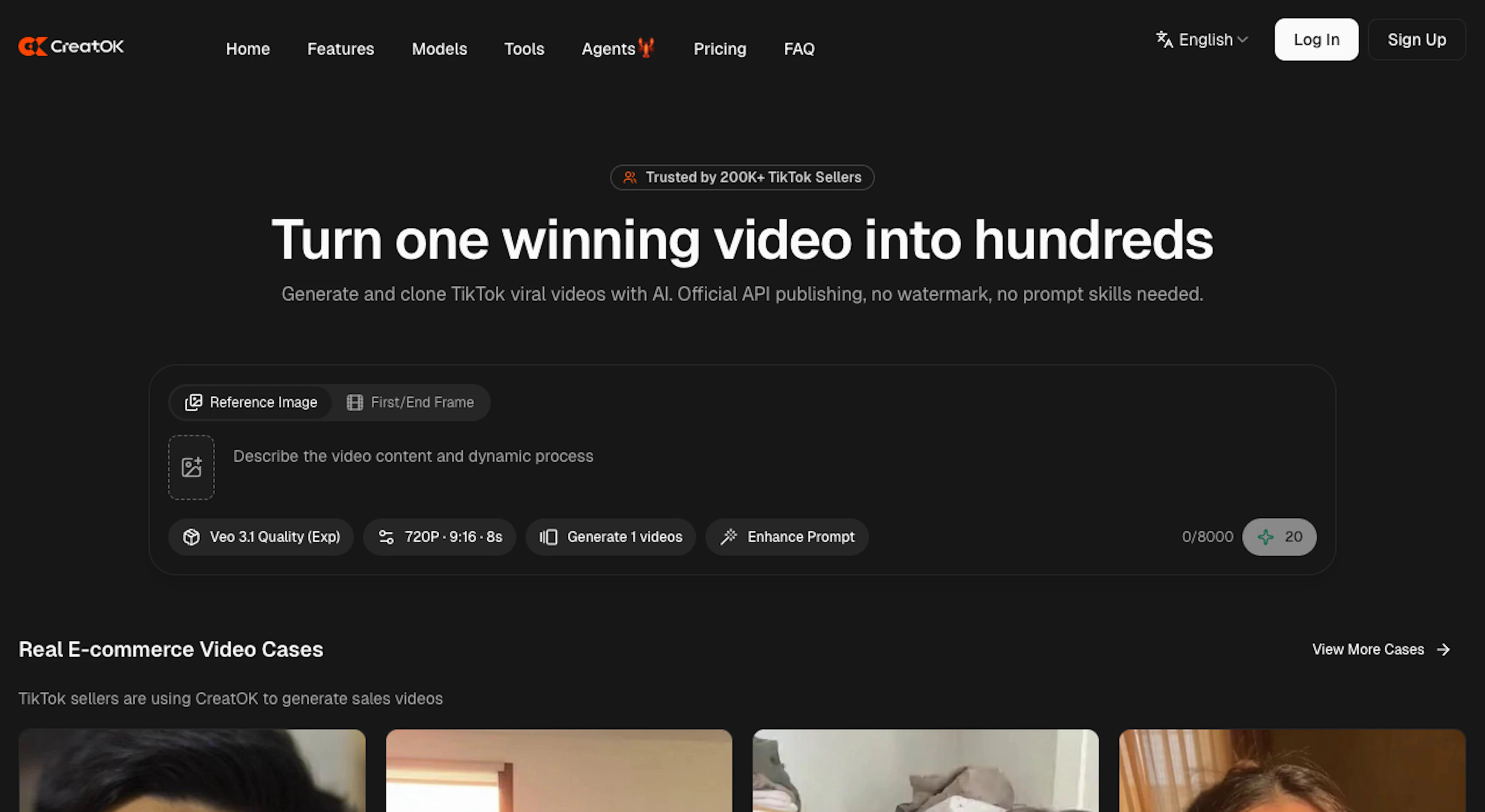 CreatOK - AI Tool Features, UI & Interface Overview