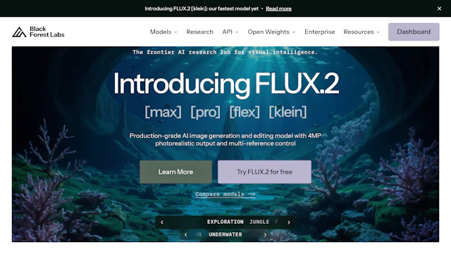 Flux.1 - AI Tool Logo & Interface