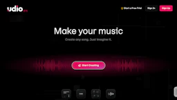 Udio - AI Tool Profile and Logo Preview