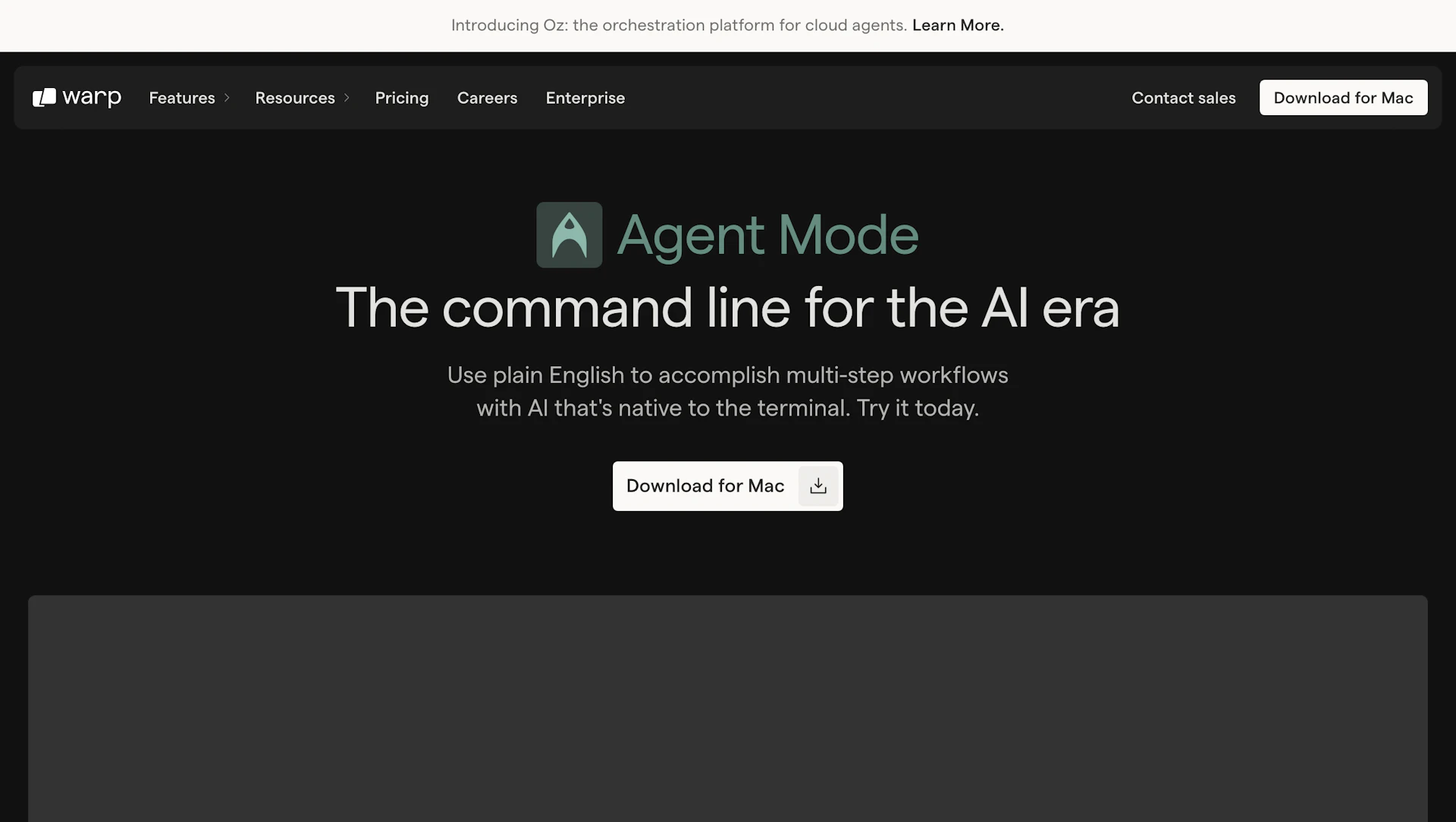 Warp AI - AI Tool Features, UI & Interface Overview