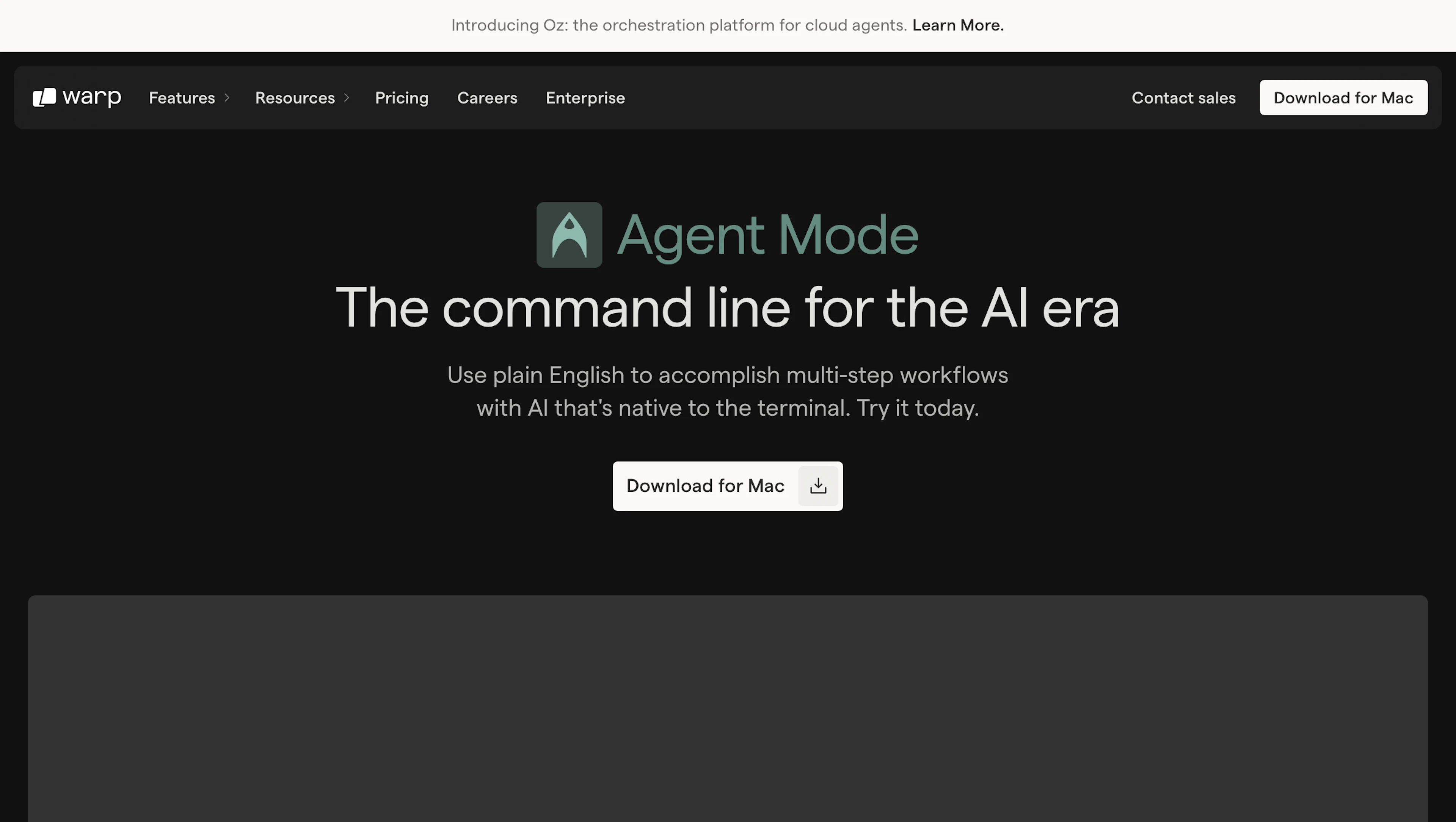 Warp AI - AI Tool Features, UI & Interface Overview