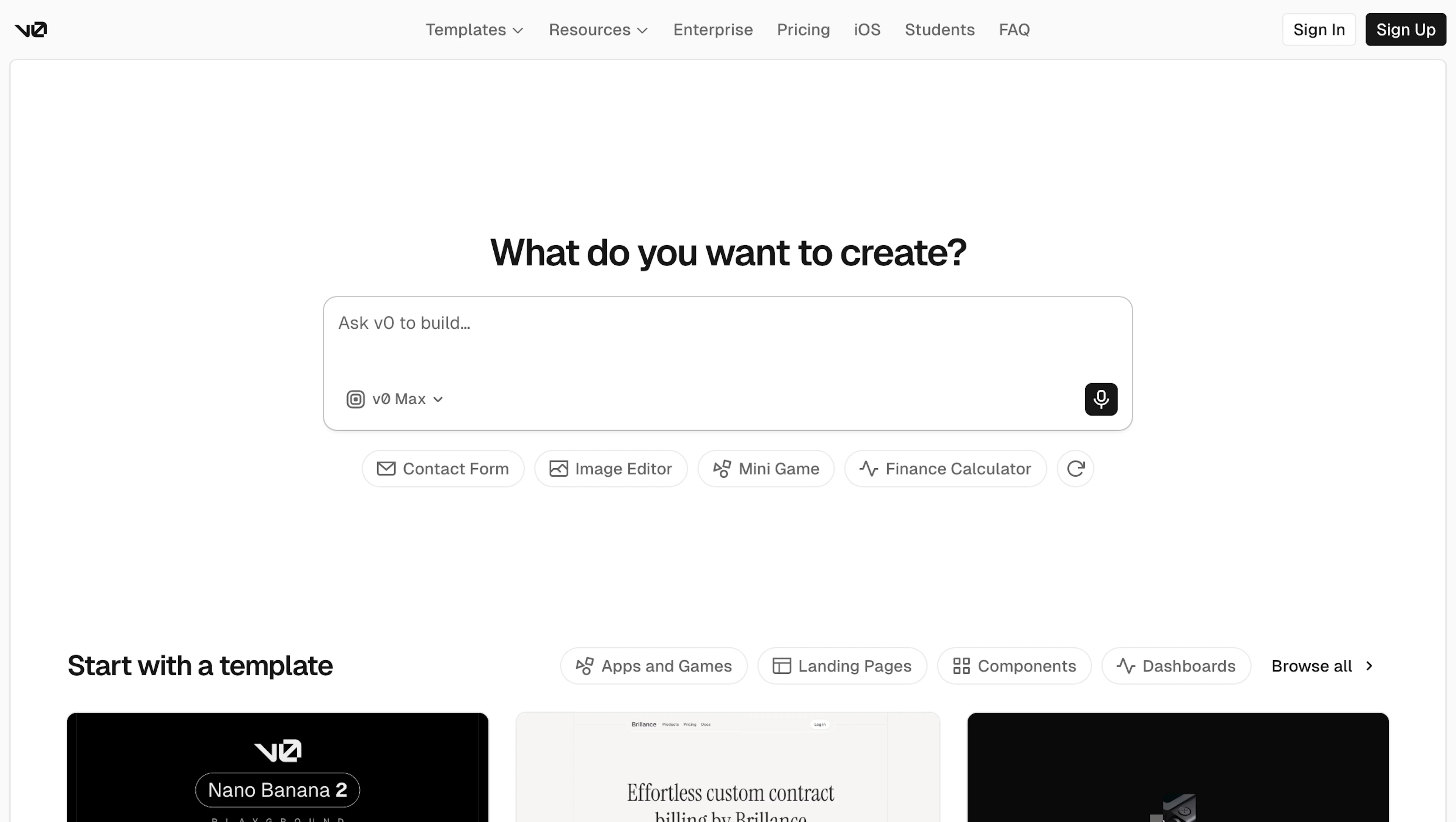 v0 by Vercel - AI Tool Features, UI & Interface Overview