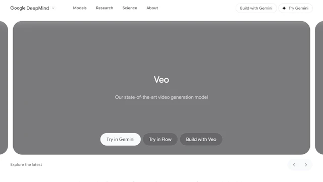 Google Veo - AI Tool Logo & Interface