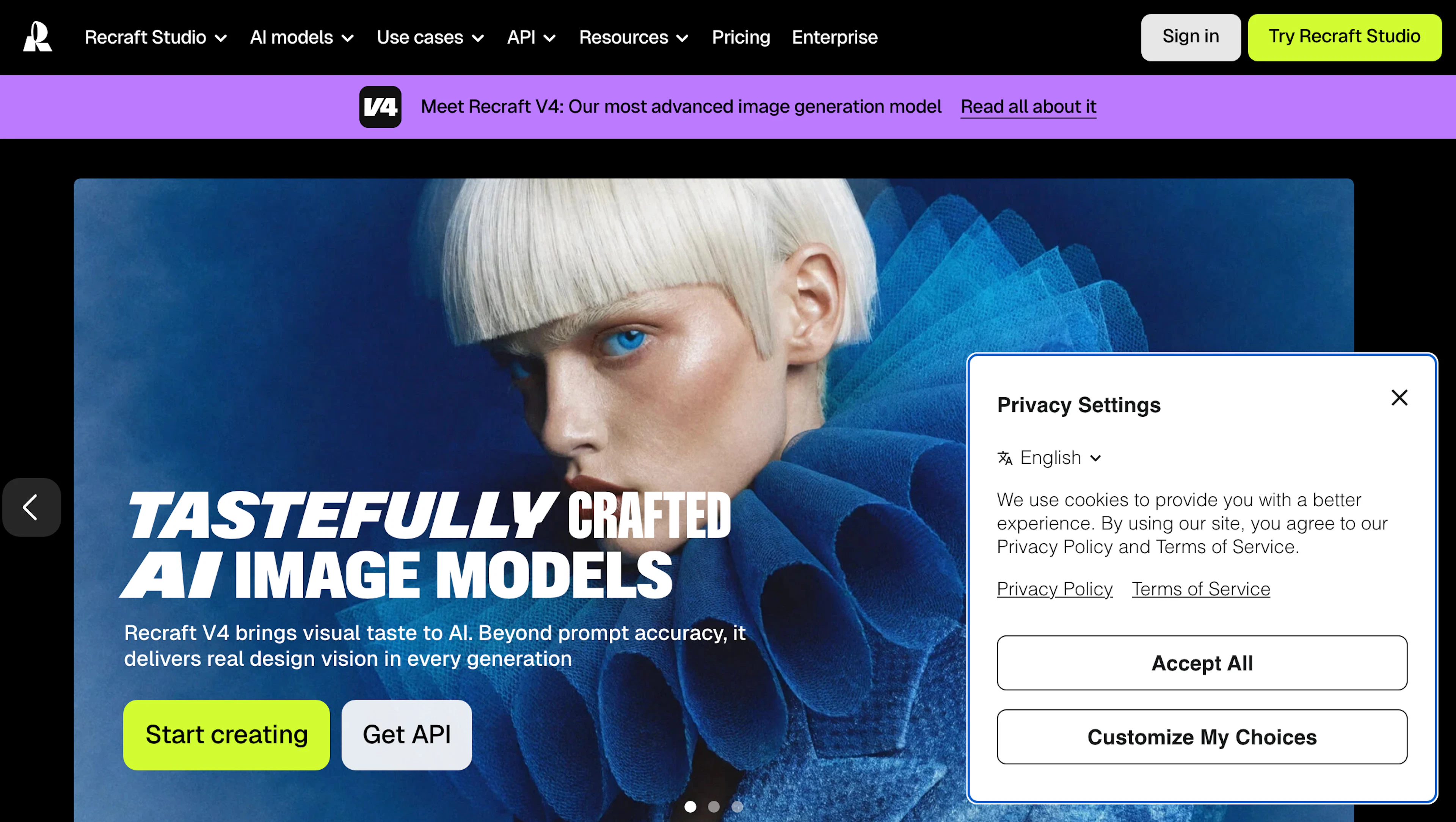 Recraft - AI Tool Features, UI & Interface Overview