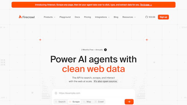 Firecrawl - AI Tool Logo & Interface