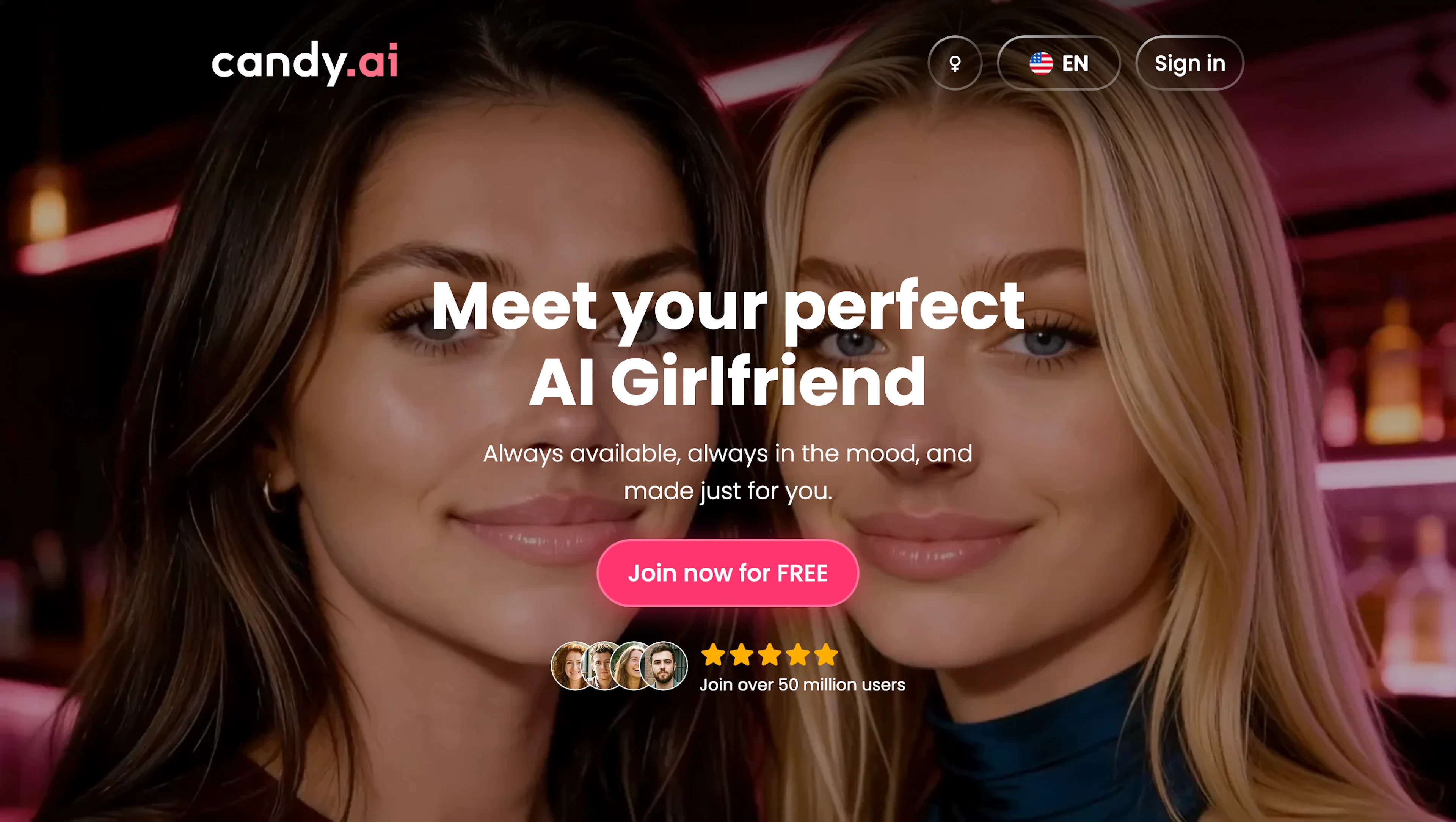 Candy AI - AI Tool Features, UI & Interface Overview