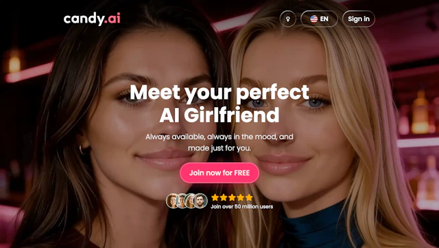 Candy AI - AI Tool Logo & Interface