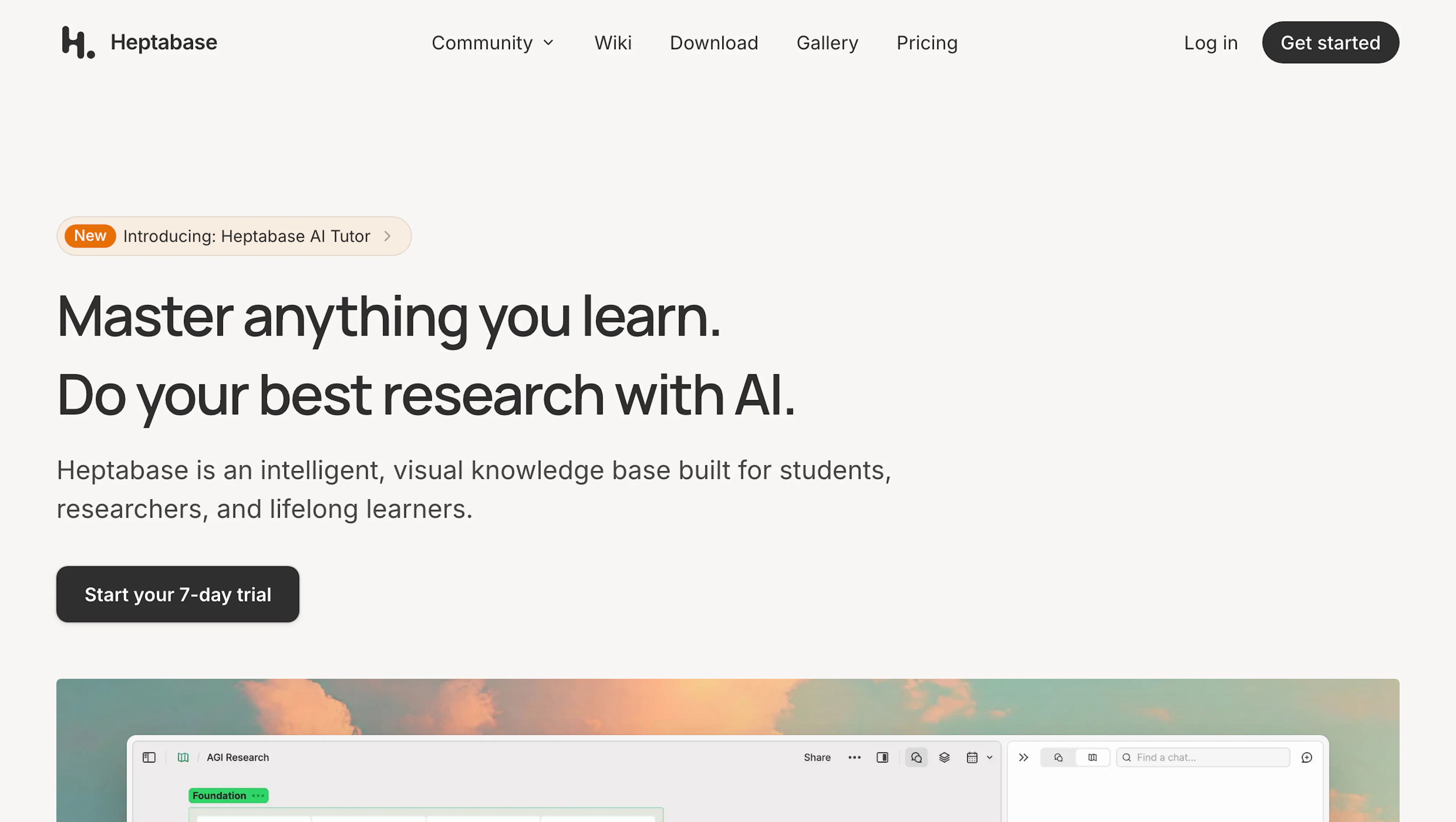 Heptabase - AI Tool Features, UI & Interface Overview