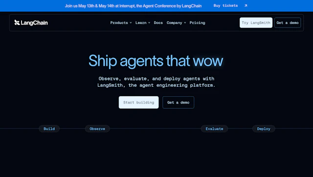 LangChain - AI Tool Logo & Interface