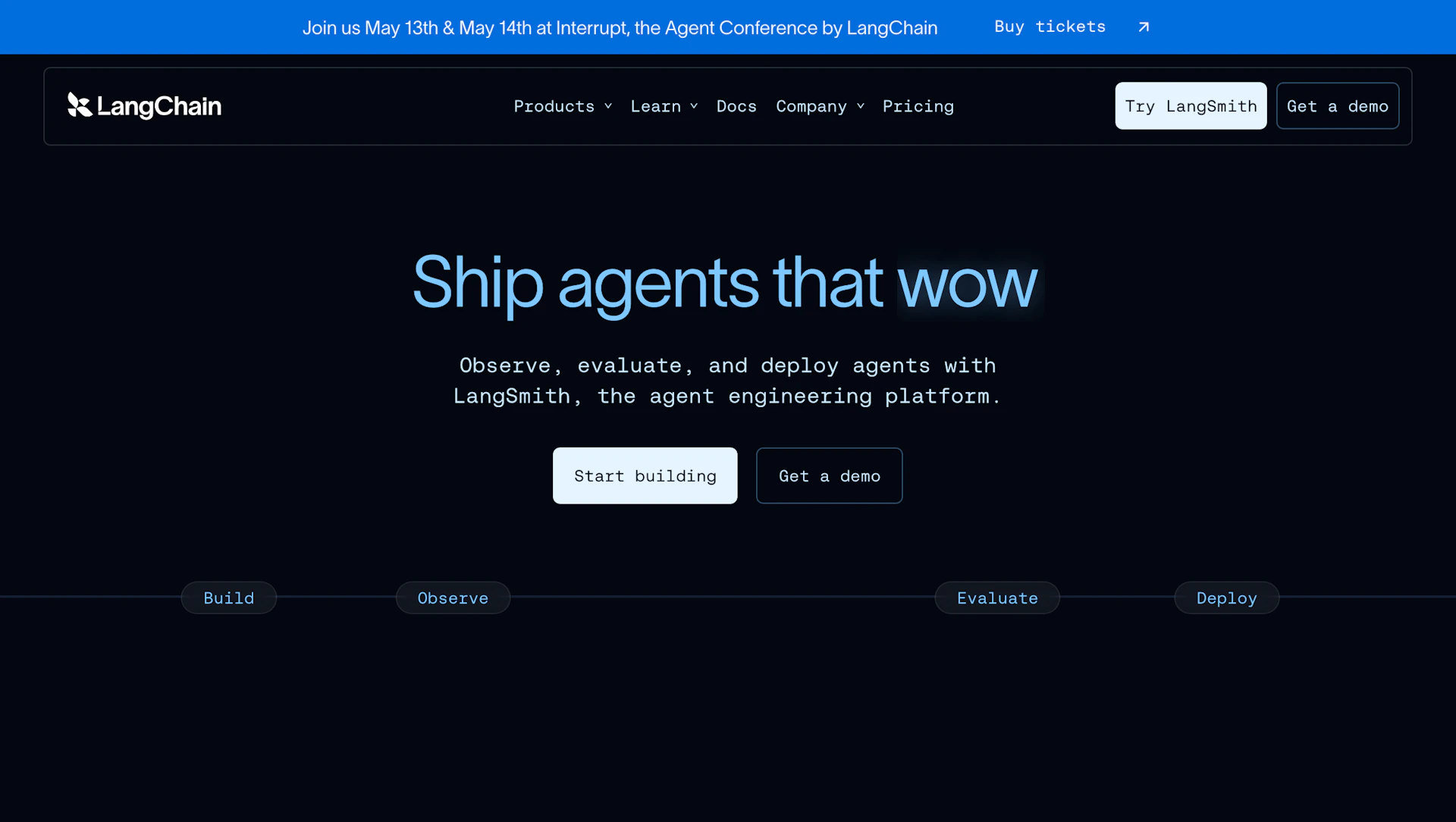 LangChain - AI Tool Features, UI & Interface Overview