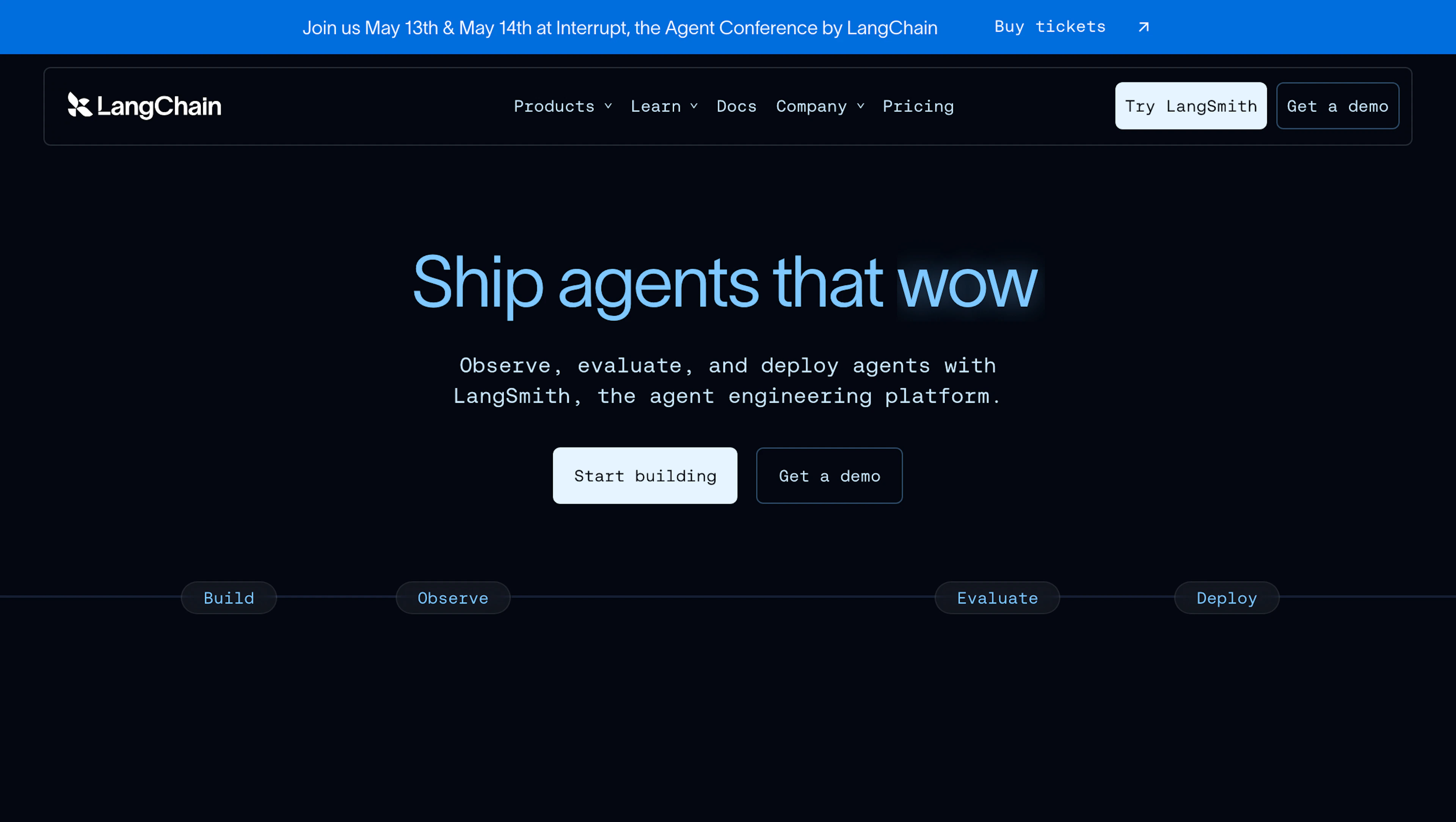 LangChain - AI Tool Features, UI & Interface Overview