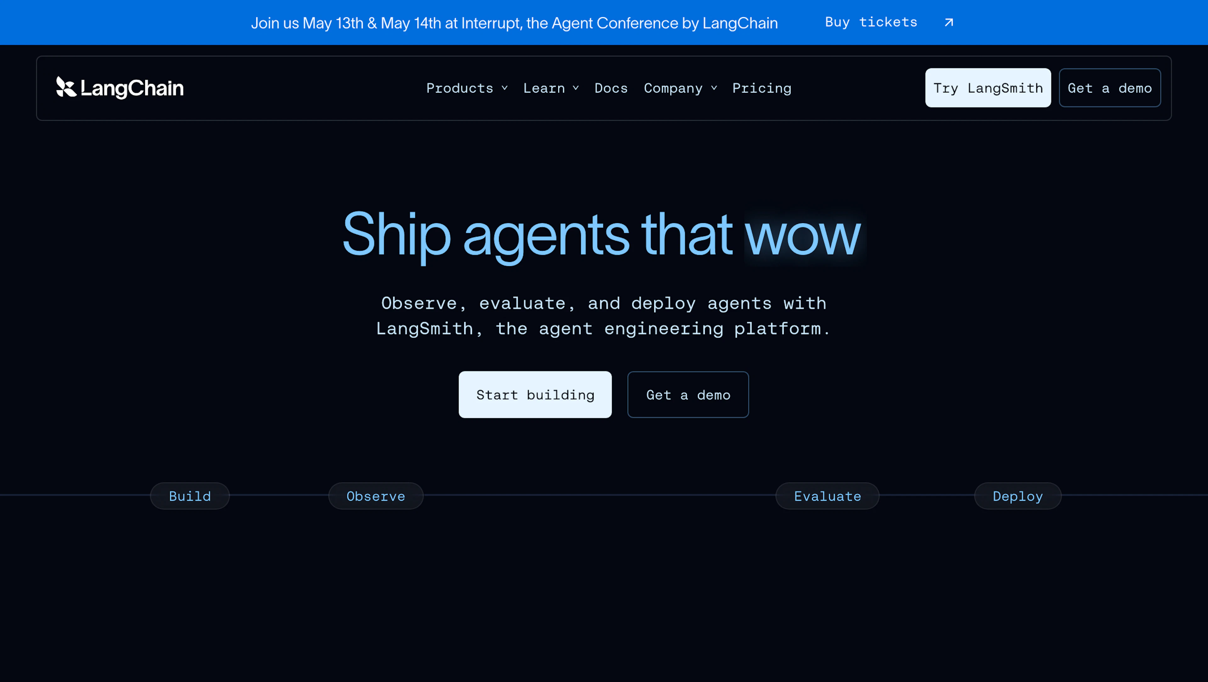 LangChain - AI Tool Features, UI & Interface Overview
