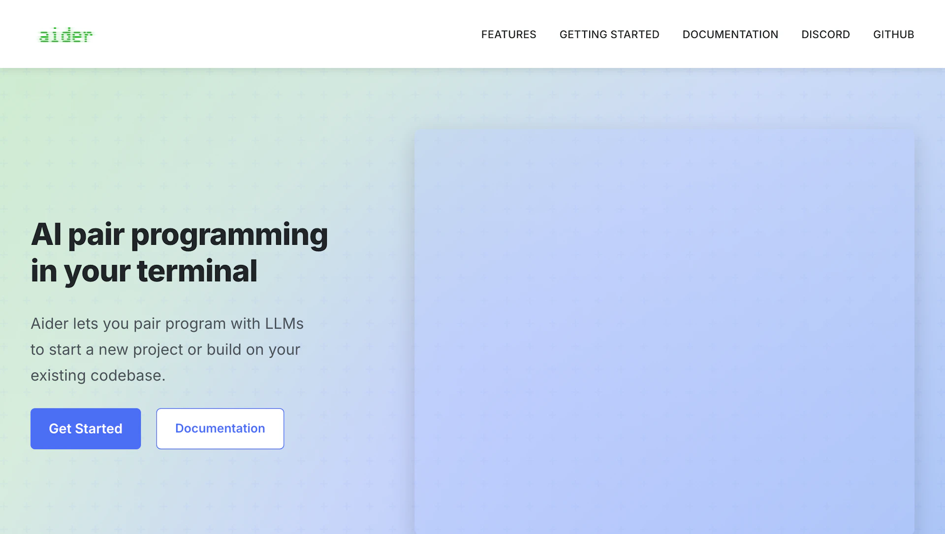 Aider - AI Tool Logo & Interface Preview