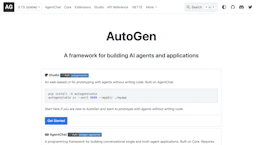 AutoGen - AI Tool Profile and Logo Preview