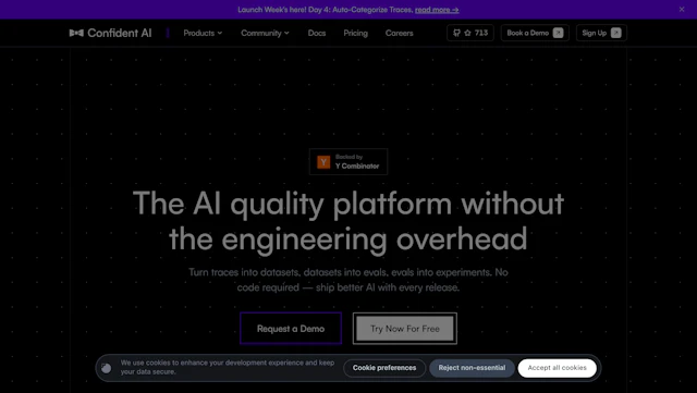 Confident AI - AI Tool Logo & Interface