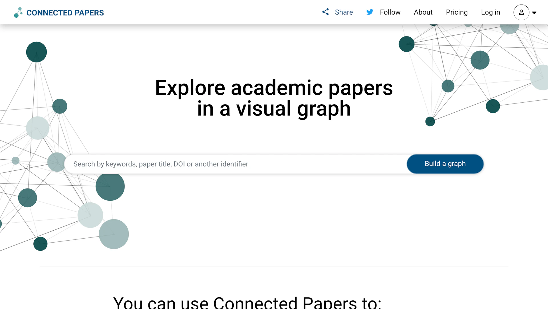 Connected Papers - AI Tool Logo & Interface Preview