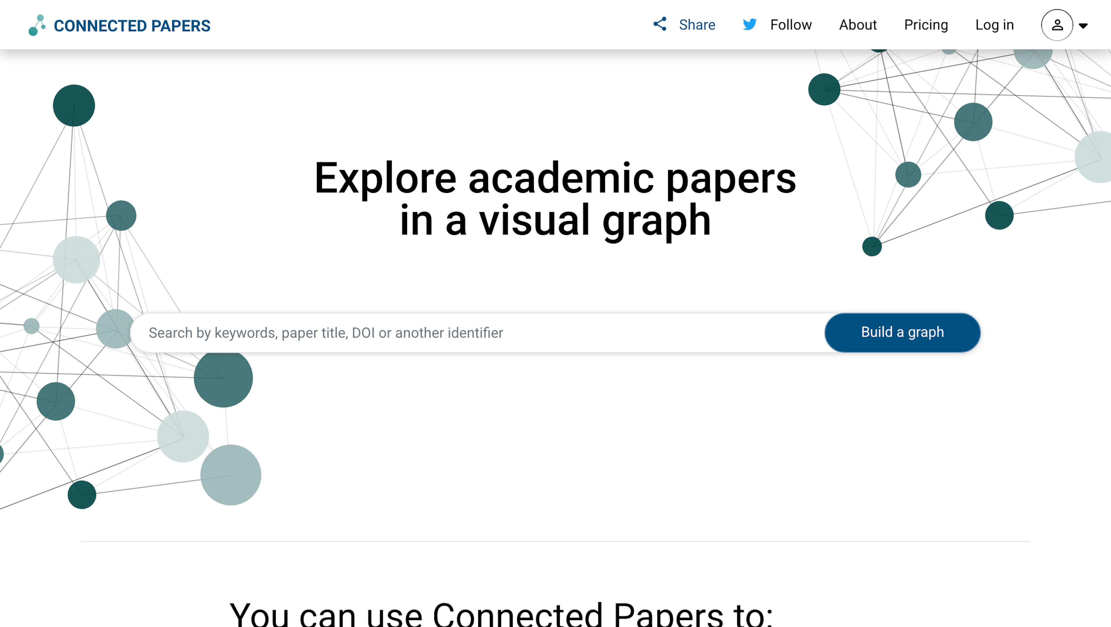 Connected Papers - AI Tool Features, UI & Interface Overview