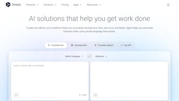 DeepL - AI Tool Profile and Logo Preview